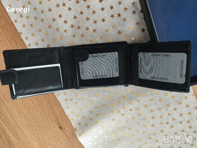 Комплект портфейл + химикалка НОВ, снимка 2 - Портфейли, портмонета - 48485833