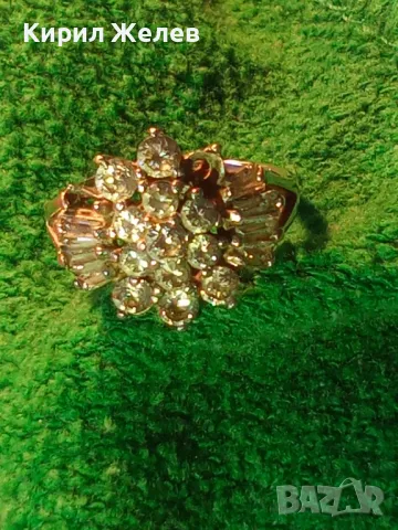 РАЗКОШЕН АВТОРСКИ СКЪПОЦЕНЕН СРЕБЪРЕН ПРЪСТЕН МАРКОВО СРЕБРО NF 925 с КАМЪНИ МОЙСАНИТ и ЦИРКОН 46791, снимка 15 - Пръстени - 46447745