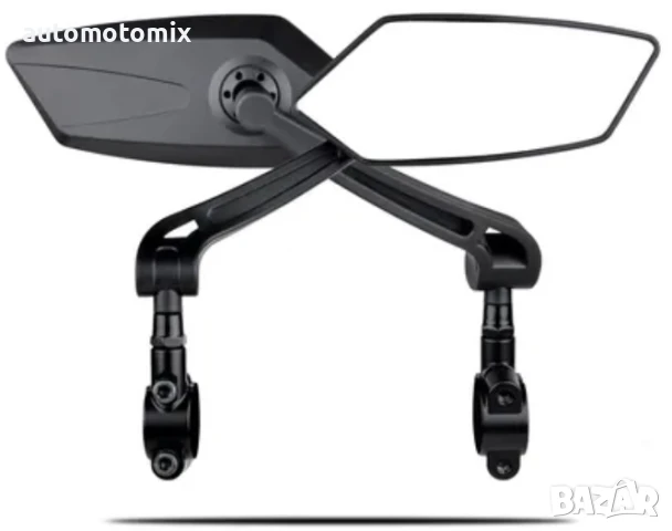 Огледала за мотор, скутер, велосипед,Огледала за тротинетка с конзоли - 253335, снимка 2 - Аксесоари и консумативи - 50962674