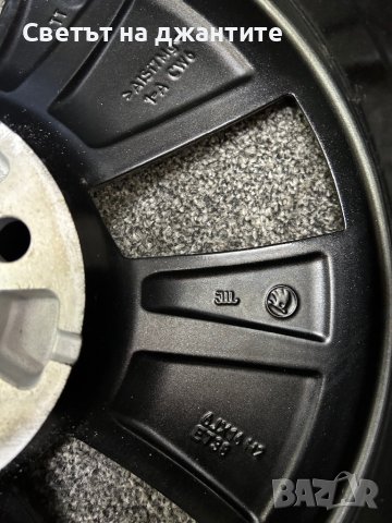 Джанти 16 Цола 5х100 Skoda Шкода Scala Kamiq VW Polo C Trek Tiago Оригинални , снимка 9 - Гуми и джанти - 40829785