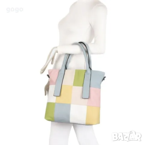шарена дамска чанта, снимка 1