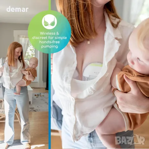 Двойна електрическа помпа за кърма Ardo Melia, 4 режима и 15 нива, акумулаторни, снимка 4 - Помпи за кърма - 49885919