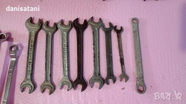 Продавам 30 бр. стари гаечни ключове, снимка 8 - Ключове - 52812534