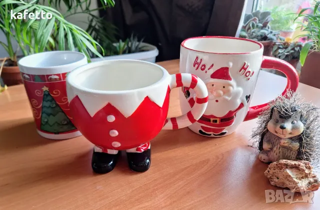 Коледна чаша 3 броя и други чаши 