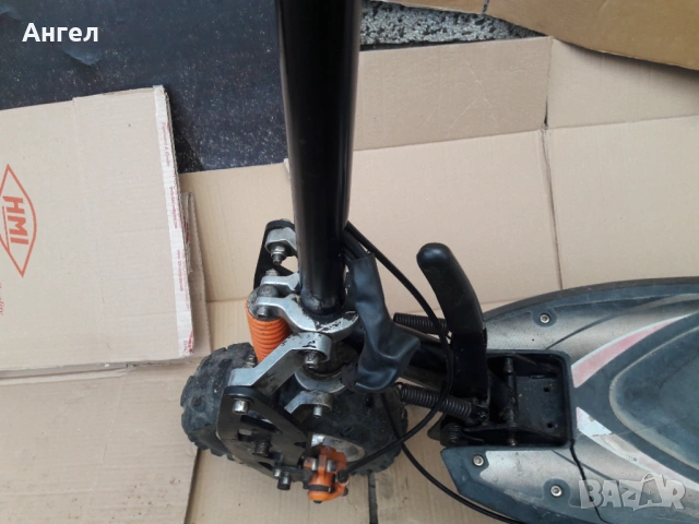 Електрическа тротинетка със седалка ТОП! 1000W, снимка 6 - Скейтборд, ховърборд, уейвборд - 53395162