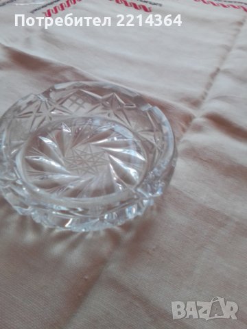 Кристален Пепелник - Бохемия, снимка 3 - Сервизи - 43447770