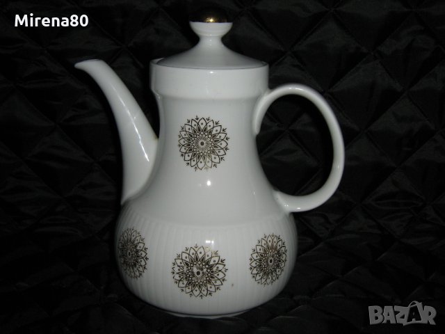  Чайници баварски порцелан - бяло и злато !, снимка 5 - Сервизи - 32389137