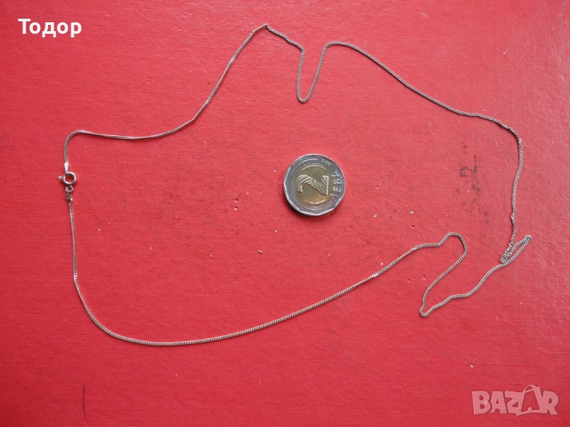 Сребърна верижка колие 925 ОМ