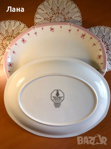 Голяма порцеланова чиния за торта и сервиране и други предмети , снимка 8 - Чинии - 47190254