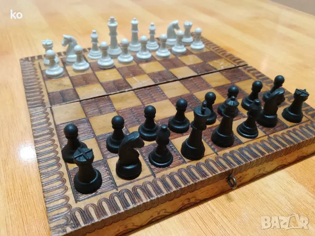 Ретро шах/табли,дъски за шах, снимка 11 - Шах и табла - 44037311