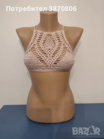 Дамско бюстие от вискоза и памук - универсален размер, снимка 2 - Корсети, бюстиета, топове - 50516750