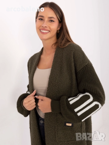 Дамска жилетка от букле с джобове, 4цвята , снимка 9 - Жилетки - 52028469