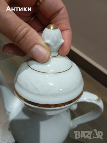 Порцеланов чайник кана маркиран, снимка 7 - Сервизи - 52513885