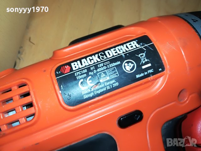 black & decker+battery+charger 2409221810, снимка 6 - Винтоверти - 38105735