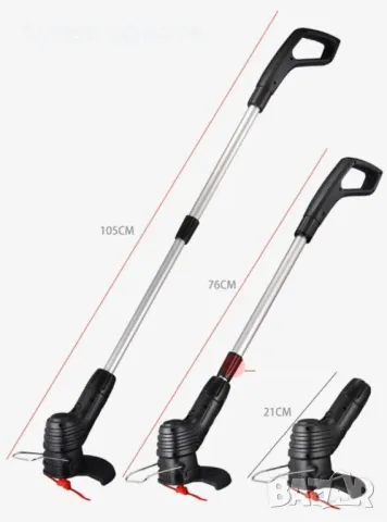 Акумулаторна ръчна градинска косачка за трева B i o n i c Trimmer, снимка 6 - Градинска техника - 49960740
