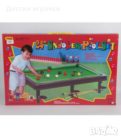 Настолна билярдна маса 56х36см, снукър 
