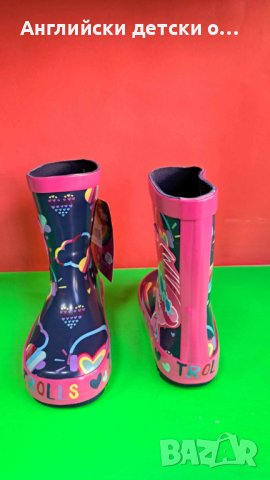 Английски детски гумени ботуши , снимка 5 - Детски боти и ботуши - 43574515