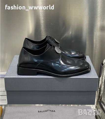 Мъжки обувки BALENCIAGA (41-45) - реплика, снимка 2 - Официални обувки - 37378488