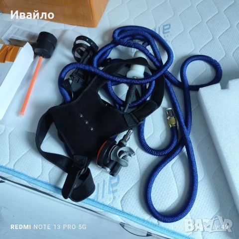 Продавам чисто нов компресор за гмуркане ! с едно зареждане 2-3 часа ! До 10 м . дълбочина !, снимка 8 - Водни спортове - 50858310