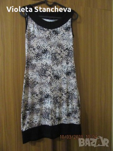 ИНТЕРЕСНА  РОКЛЯ БЕЗ РЪКАВИ, снимка 1