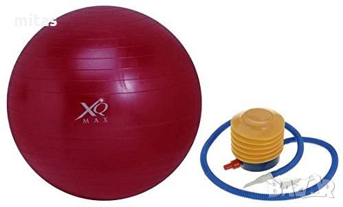 XQ Max, Фитнес уред, Fitball, Спортна топка, червена, 65см., снимка 3 - Фитнес уреди - 32506124