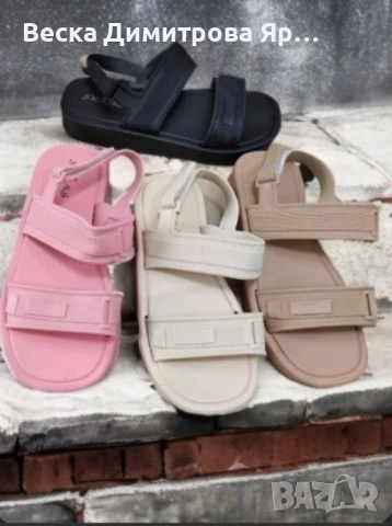 Семпли дамски сандали с изчистен дизайн, снимка 2 - Сандали - 51193413