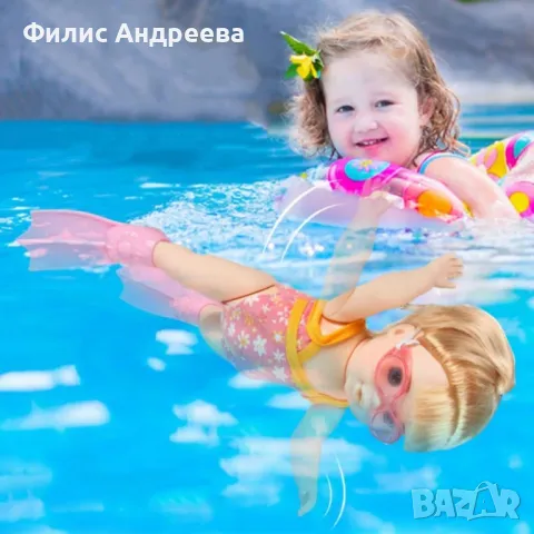 Водоустойчива, плуваща кукла за игра във водата, снимка 12 - Кукли - 47972798