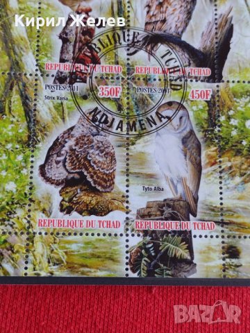 Пощенски марки чиста комплектна серия ПТИЦИ за колекция декорация поща Чад, Руанда 29521, снимка 4 - Филателия - 37723673