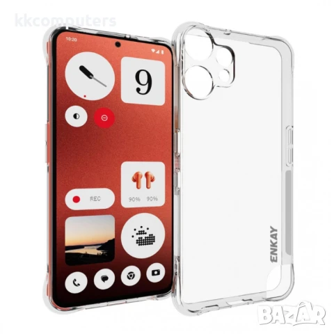 Nothing CMF Phone 2 Pro Удароустойчив ENKAY HAT PRINCE Shockproof/ Anti-slip Силиконов Калъф и Проте