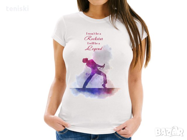  Рок тениска Queen Freddie Mercury 8 модела Всички размери, снимка 8 - Тениски - 29046829