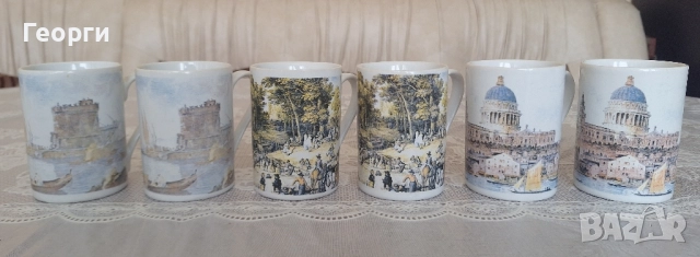 Сервиз от 6 чаши за чай,кафе и друго. Нови.