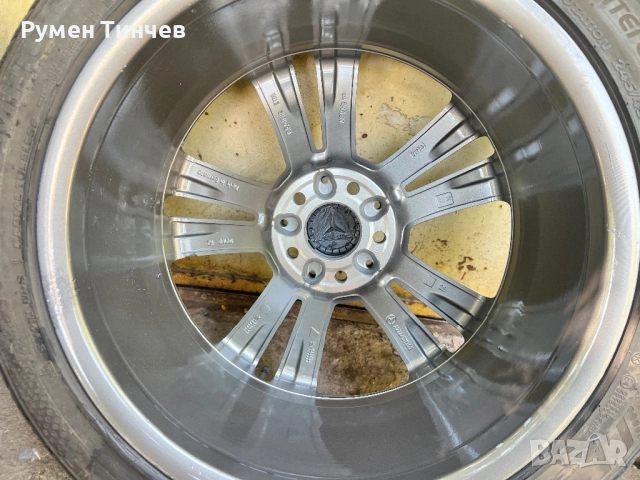 Оригинални джанти от Мерцедес с гуми, снимка 6 - Гуми и джанти - 51591667