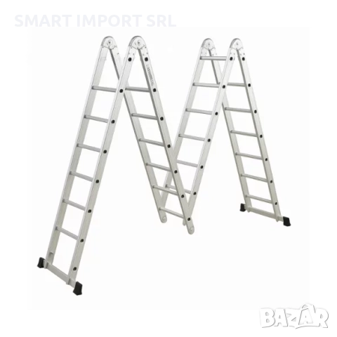 Многофункционална сгъваема стълба KMP406B, 4x6 стъпала