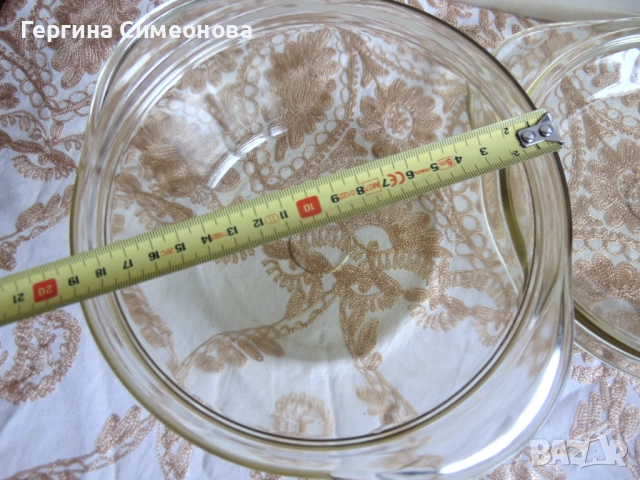 Три стари йенски съда, снимка 11 - Съдове за готвене - 52551009