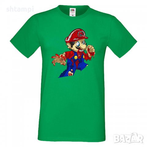 Мъжка тениска Mario Zombie 4 Игра,Изненада,Подарък,Празник,Повод, снимка 14 - Тениски - 37237685
