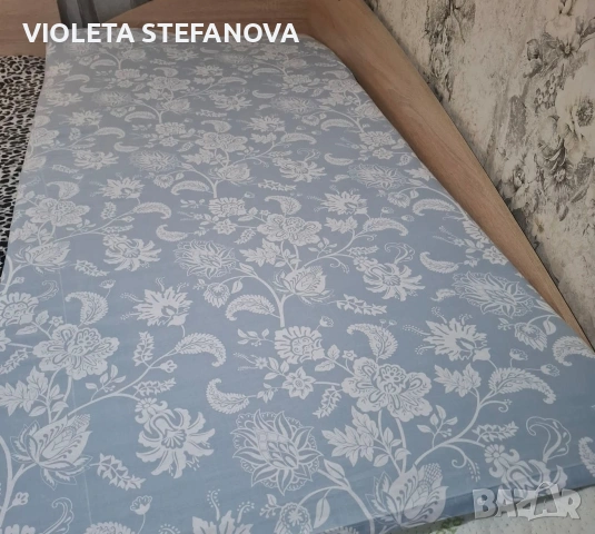 Нов чаршаф с 2калъфки,  Памук 160/200см 