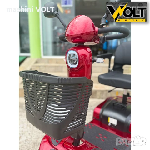Инвалидна четириколка на ток за възрастни и трудноподвижни хора Volt Electric N2, 24V, 20Ah, снимка 9 - Инвалидни скутери - 51249267