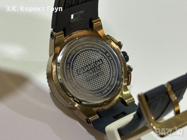 Мъжки часовник QUANTUM HNG 535.999 биколорен, стоманен, водоустойчив, снимка 4 - Мъжки - 43703043