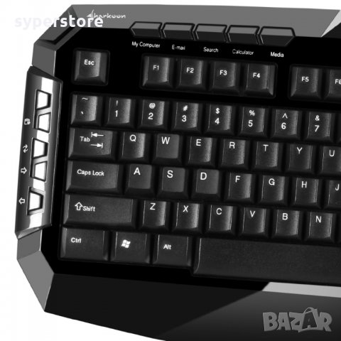 Клавиатура USB Геймърска SHARKOON Skiller gaming multimedia Keyboard, снимка 3 - Клавиатури и мишки - 10899829