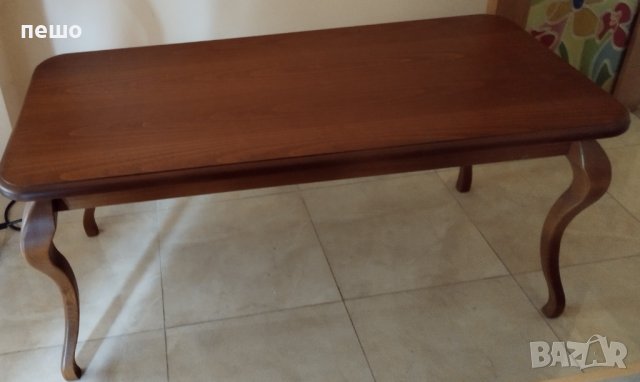 Чисто нова Букова холна масичка, снимка 2 - Маси - 43523415