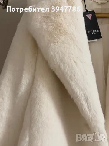 Пухено палто/ Яке Guess, снимка 4 - Палта, манта - 48482247