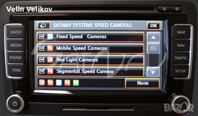 ⚠️ ⚠️ ⚠️ Камери за скорост за Фолксваген Сеат и Шкода Volkswagen Seat RNS 510 SKODA, снимка 4 - Тунинг - 48357755