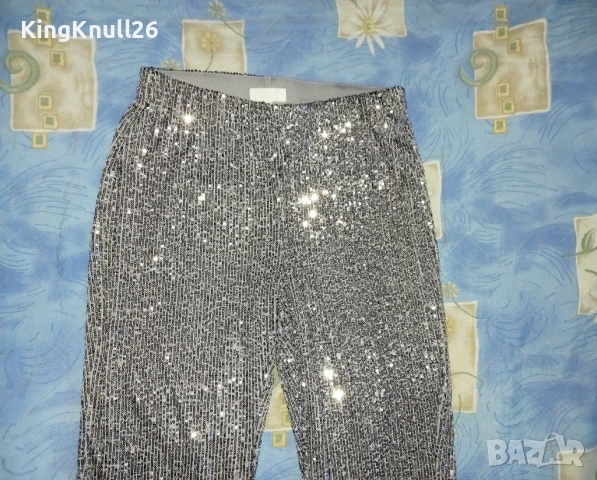Панталон с пайети H&M  , снимка 2 - Панталони - 50885293