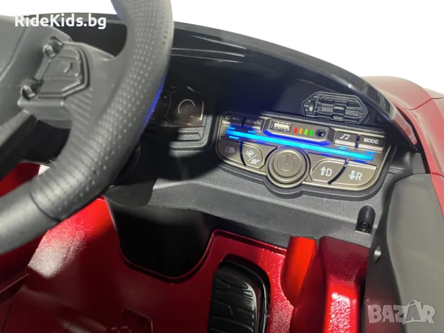 Lamborghini Revuelto 12V - Детска акумулаторна кола, Червена, EVA гуми, снимка 11 - Детски велосипеди, триколки и коли - 49731511