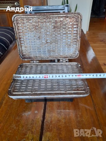 Стар Гофретник,тостер #2, снимка 3 - Антикварни и старинни предмети - 43156661