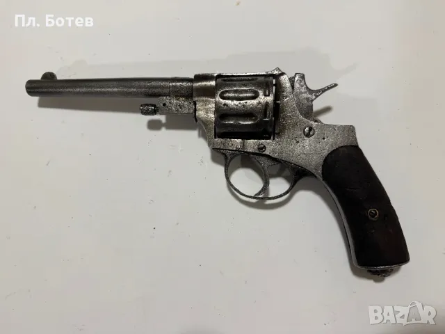 Много рядък девет заряден револвер, пистолет, снимка 6 - Антикварни и старинни предмети - 48981913