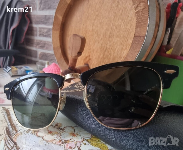 слънчеви очила Ray-Ban Clubmaster, снимка 13 - Слънчеви и диоптрични очила - 52574730