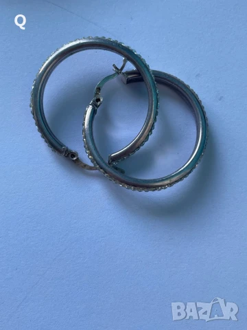 Сребърни обеци, три вида с камъчета,проба 925 (11), снимка 9 - Обеци - 50965658