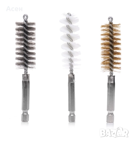 Четки за гнезда за инжектори и подгревни свещи 3 бр.