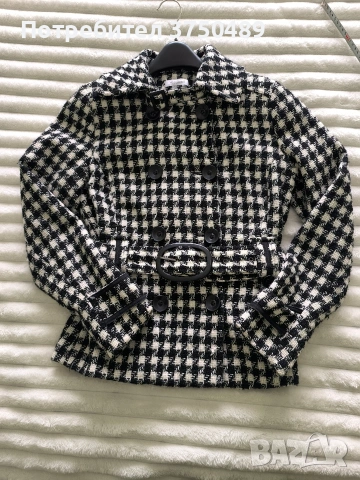 Елегантно късо палто/манто, снимка 6 - Якета - 53483622